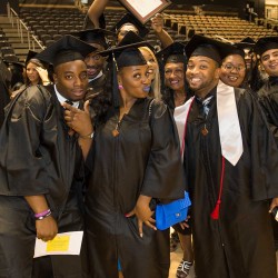 The class of 2015 is the first to hold its commencement ceremony at a new venue—the University of Central Florida’s CFE Arena.