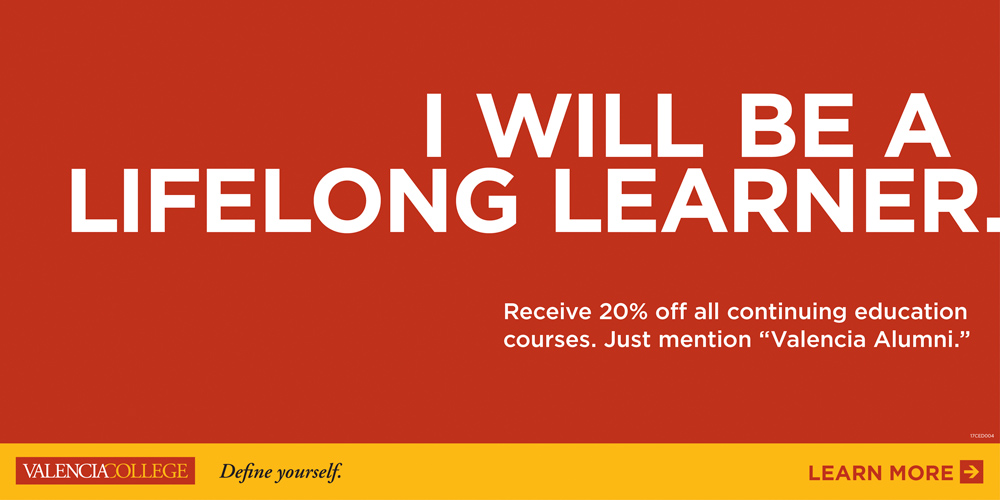 I WILL BE A LIFELONG LEARNER.